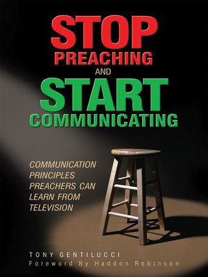cover image of Stop Preaching and Start Communicating